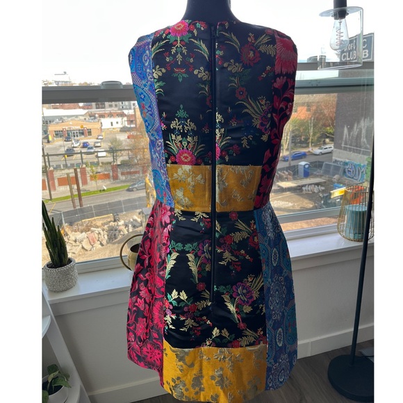 Alice & Olivia multicolored patterned dress - Picture 4 of 5